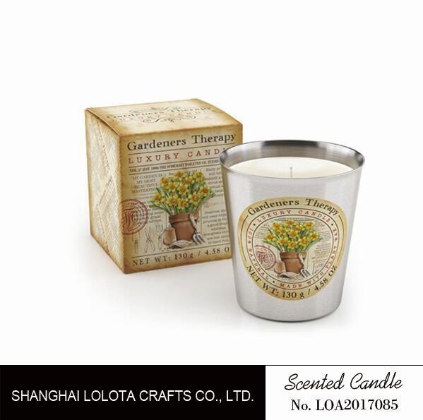 Quality Beautiful Smelling Home Scents Candles , Aromatherapy Soy Candles Amber Fragrance for sale