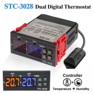 China STC-3028 Humidity And Temperature Controller AC 220V DC 12V 24V on sale