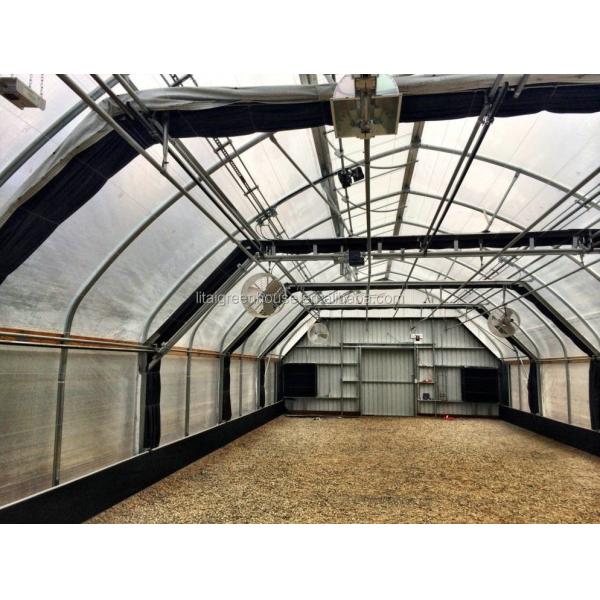 Food Grade PVC Planting Trough for Large-Scale Hydroponic Greenhouse Growing System