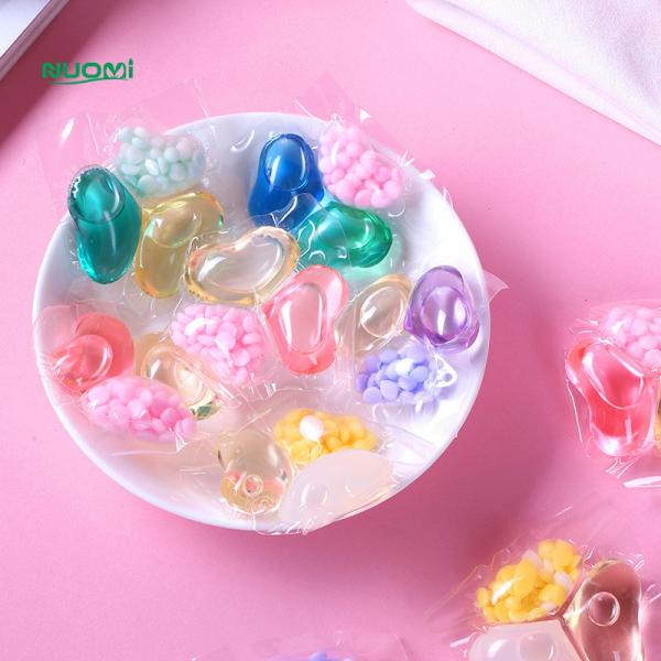 Pink 3 In 1 Laundry Capsule 13g Eco Laundry Pods Washing Clothes