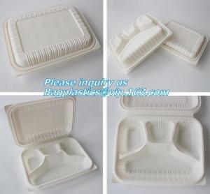 China blister packaging Packaging Tray, airline fast food trays with handle, cornstarch food trays wholesale