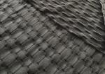 Irregular Ribbed Jacquard Polyester Spandex Fabric For Running Tights