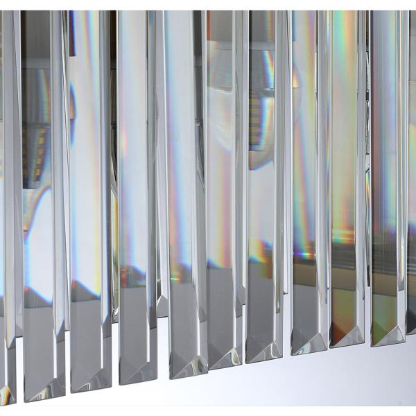 Rectangle Led Crystal Chandelier Dining Room Creative Design dining table light(WH-CY-199)