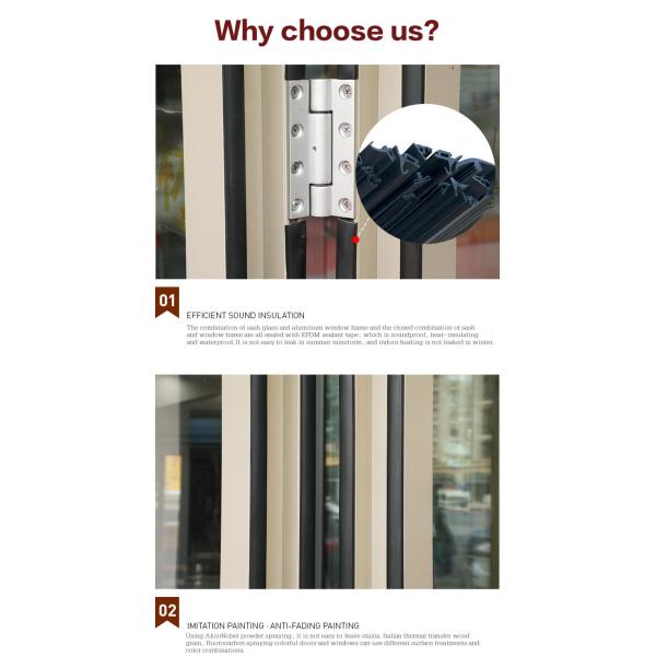 Exterior Anodized 1.3mm Aluminium Bifold Doors