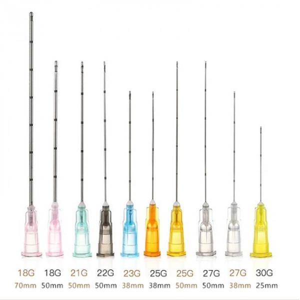 16g To 34G Blunt Cannula Needle Micro Blunt Tip Injection Needle FDA