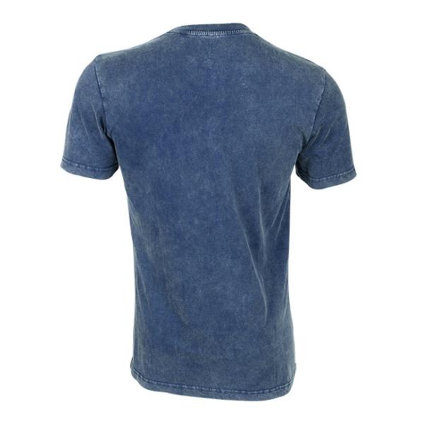 100% Cotton Stone Washed Blank Distressed T Shirts / Mens O Neck T Shirt