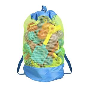 China Beach Tote Nylon Medium Mesh Drawstring Bags Swimming Clear Transparant wholesale