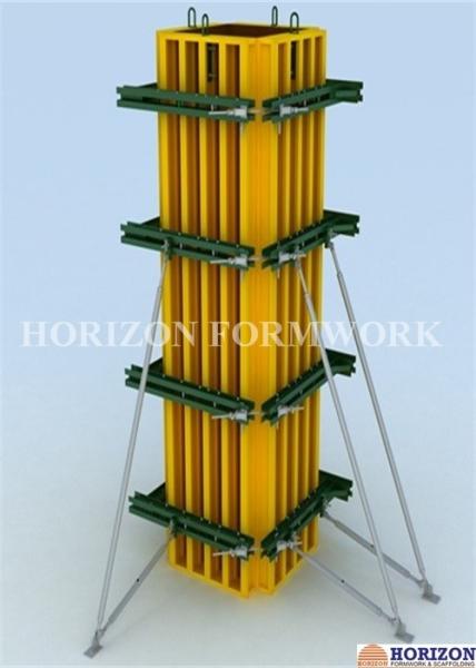 Quality Concrete column formwork, Adjustable Column formwork, shuttering, vertical formwork for sale