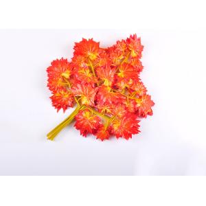 China Real Touch High Simulation Dia. 10cm Artificial Maple Leaves wholesale