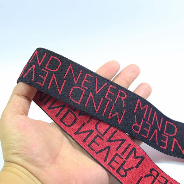 Custom Woven Ribbon Anti-Slip Jacquard/Embroidered Elastic Band/Underwear Elastic Waistband