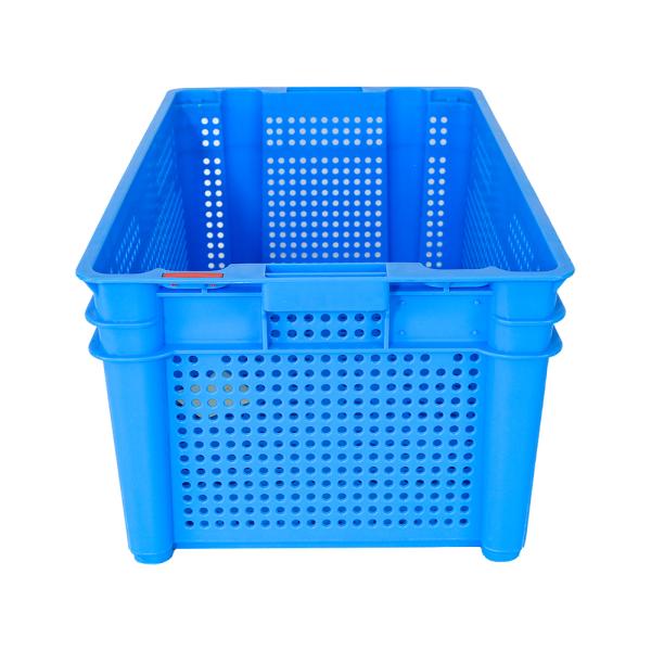 PP Mesh Plastic Dislocation Turnover Basket for Eco-friendly Crate Stacking and Nesting