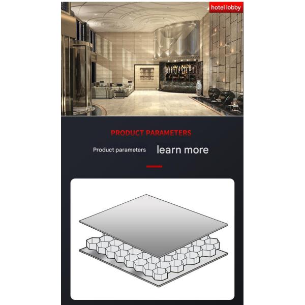 18mm Thickened Aluminum Honeycomb Plate for Flame Retardant Anti Pressure Cabinet Door Material