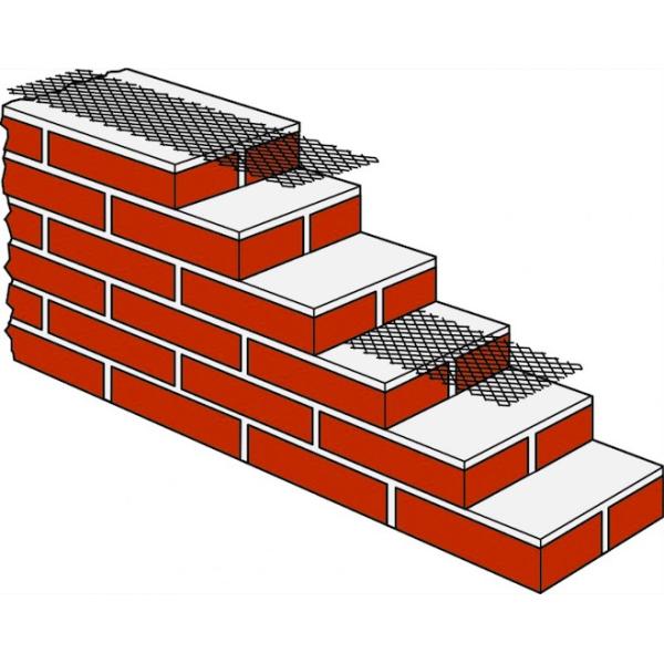 50 X 18mm Expanded Metal Sheet Mesh 0.5m Width 20m Length For Reinforcement