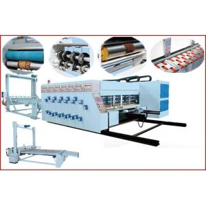 Automatic Flexo Printing Slotting Die-cutting Stacking Machine, Lead-edge