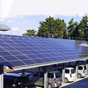 China Galvanized Anodized Solar PV Panel Car Parking Racks wholesale