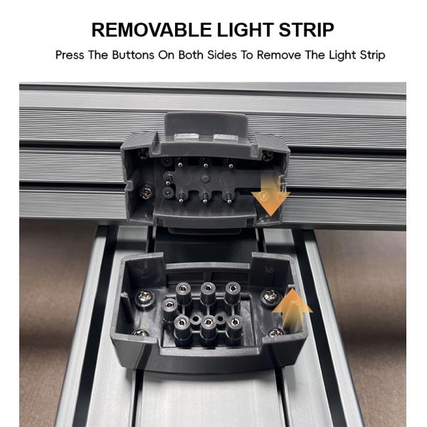 240W Full Spectrum Detachable LED Grow Light Fixtures 3000K 6500K 660Nm Red