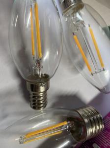 China 2w Filament Led Light Bulbs , Led Energy Saving Bulb Pc Glass wholesale