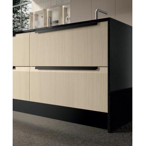 Modern Modular Kitchen Cupboard European Style PET Waterproof Kitchen Cabinets
