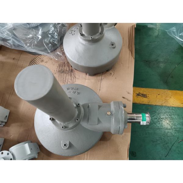 IP67 Grade SS Input Shaft Bevel Gear Operator With Lock Mechanism