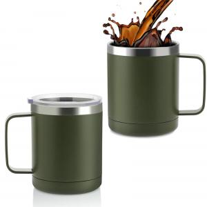 China 12oz Stainless Steel Insulated Coffee Mug With Handle Double Wall wholesale