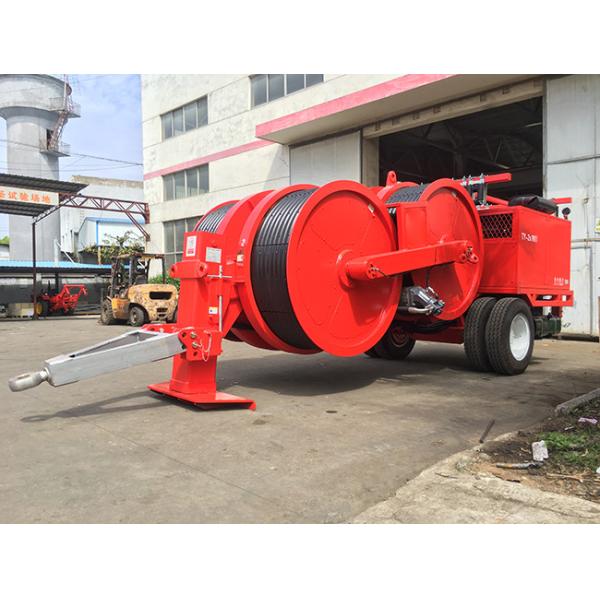 Tension Stringing Equipment TY2x70IV Hydraulic Conductor Tensioner For Transmission Line