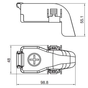 Waterproof Ups Auto Battery Terminal Covers For Positive Terminal