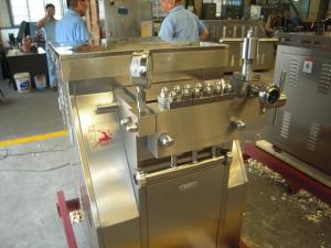 China Small Size Fresh Milk Homogenizer Machine Reliable Sealing Durable on sale