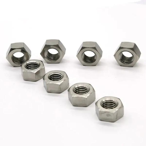 DIN933 Hexagon Head Machine Bolt And Nuts Grade 8.8 Zinc Plated M8 Titanium Hex Nut