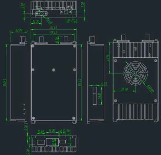 2W 30km+ IP Video Data Links For Drones UAV Long Range Transmission with AES256 Encryption