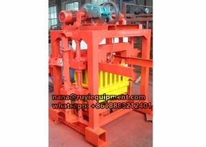 high quality 4-40 small concrete block machine for hollow blocks