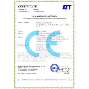 Clientop Industrial Co.,Ltd Certifications