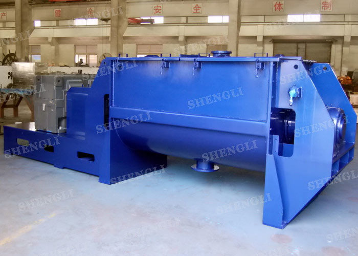 China Horizontal Powder Ribbon Blender , Easy Maintenance Batch Powder Blender wholesale