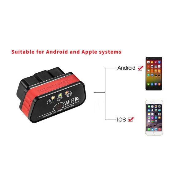 Stable source Mini Obd2 EOBD protocol Wifi Devices Kw901 Check 12v Vehicle after 1996