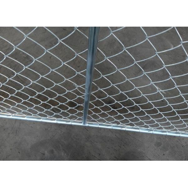 3.0mm Wire Dia Portable Chain Link Fence Various Types / Sizes SGS Certification