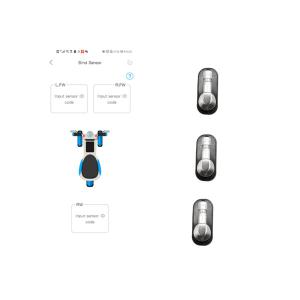 Real Time Bluetooth Rear Three Wheeled Motorcycle TPMS