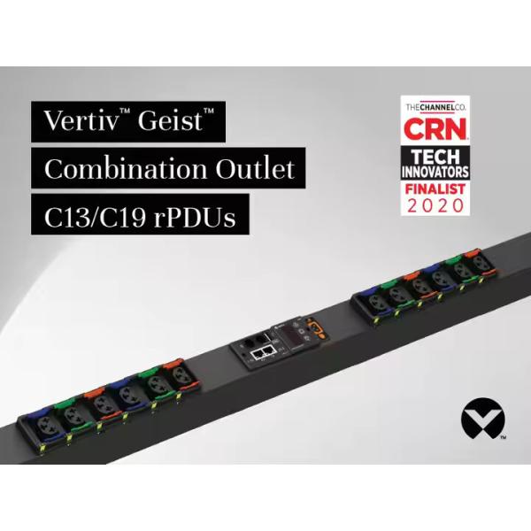 Vertiv Geist GU1 16A/32A Smart PDU C13/C19 Modular Rack Power Distribution with Energy Monitoring for Data Center Remote Management