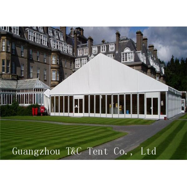 Luxurious Wedding Event Tents Self Cleaning Ability PVC Fabric Cover