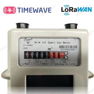 China Secure Smart Gas Meter Wireless LoRaWAN Based 1.6 / 2.5 / 4.0m3/H wholesale
