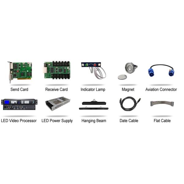 Customized Flexible Led Indoor Display 3840hz HD P3.91 Full Color 1200cd/㎡ Brightness