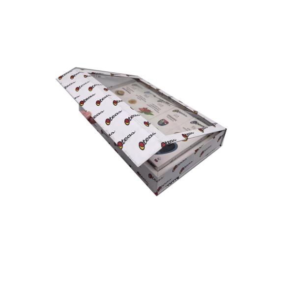Custom Size And Printing Cardboard Tea Packaging With Magnet Box