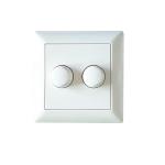 Dual Rotary 200W LED Dimmer Switch 50000 Hours