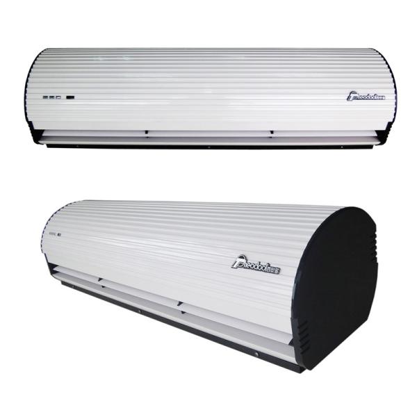 2025 New 150cm Aluminum Silver Fan Cooling Theodoor Air Curtain For Supermarket Store