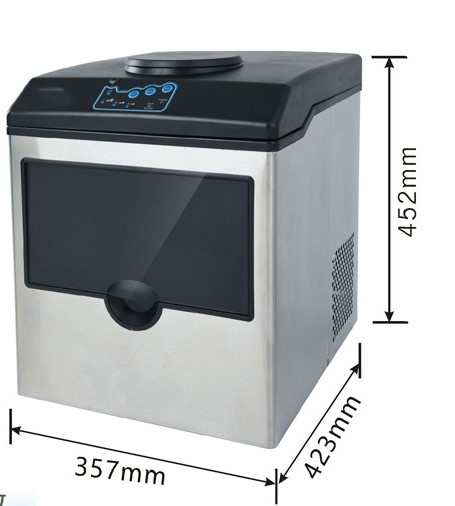 Fast 220V Mini 25kg Countertop Nugget Ice Portable Ice Makers for Home Office Bar NO App-Controlled Portable