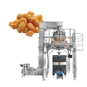 China Muti-Function High Speed Frozen Meat Ball Vffs Shrink Packing Bagging Machine Frozen Vegetables Multihead Weigher wholesale
