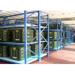 Powder Coated Long Span Racking System Customized Dimension Anti - Rust