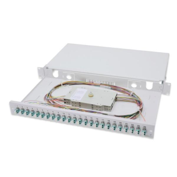 China 1U 19inch Full Loaded Slide Drawer Rack mount patch panel wholesale