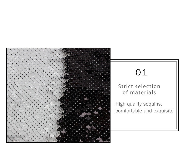 Customizable DIY Sublimation Blanks Magic Reversible Sequin Tote Bag 40*34cm