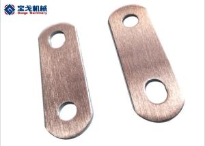 China Nickel Plate Copper Battery Bus Bar / Battery Terminal Mount Busbars wholesale