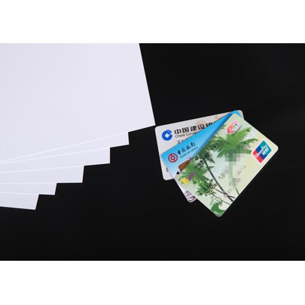 White Plastic Card Sheet 150micron 160micron Matt Surface Credit Card PVC Sheet