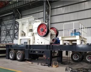 China Portable Mobile Crushing And Screening Plant Wheel PFW1214II PEW860 wholesale